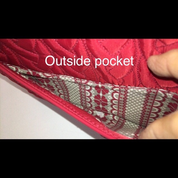 *SOLD* NWOT Vera Bradley Red Quilted & Patent Purse - Picture 7 of 11